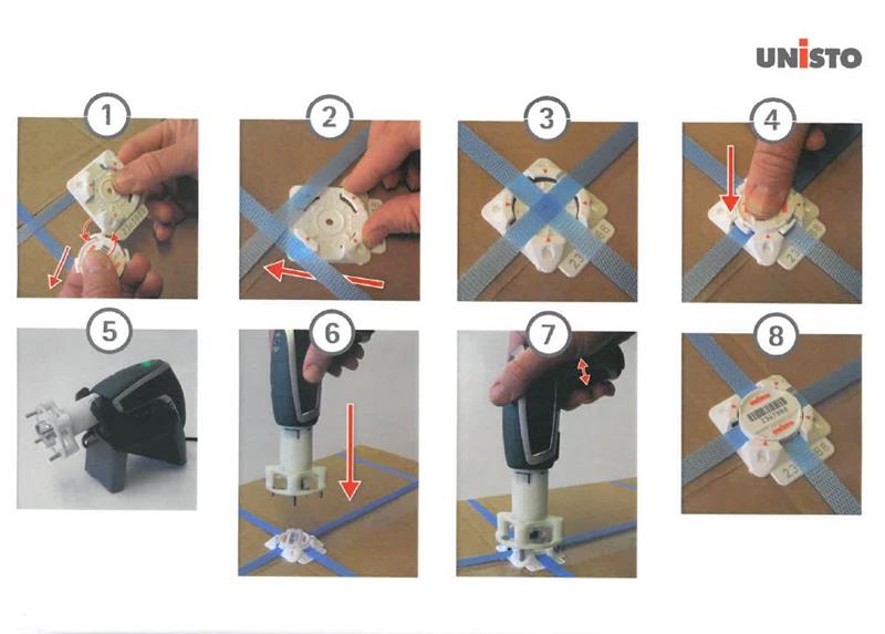 Unisto Straplock Carton and Pallet Strapping Security Seal.