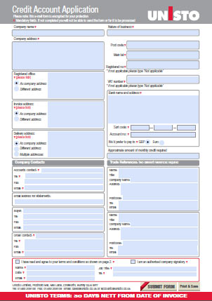 Credit Application Form 